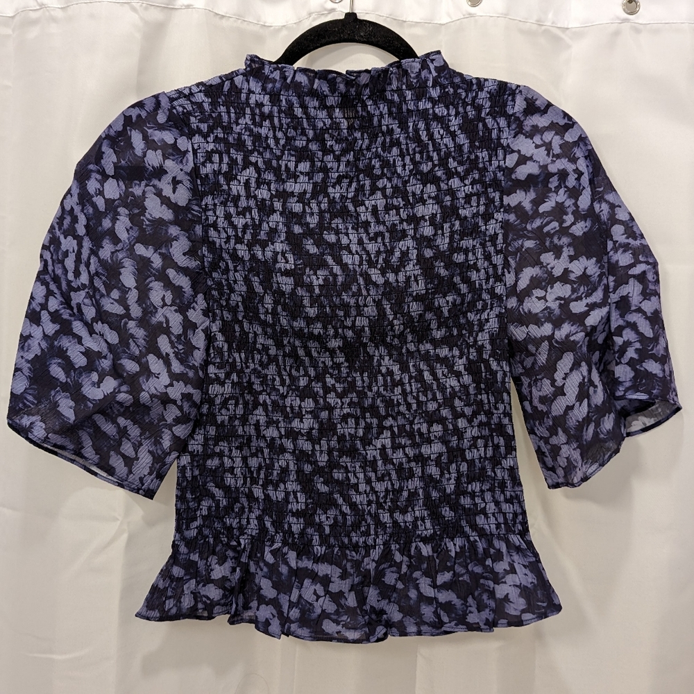 & Other Stories Blue Floral Blouse | size 0 | NWT - Picture 4 of 4